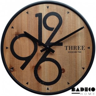 Reloj Madera Metal 30 cm...