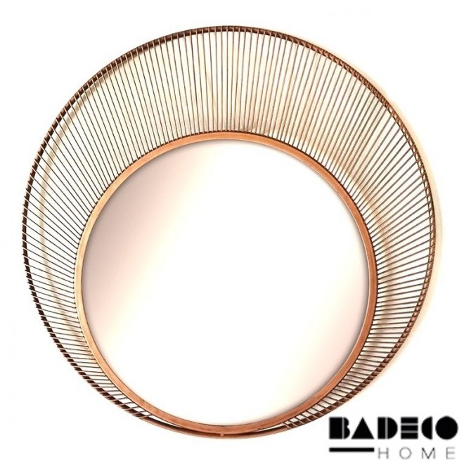 Espejo Metalico Color Cobre 60cm cod...