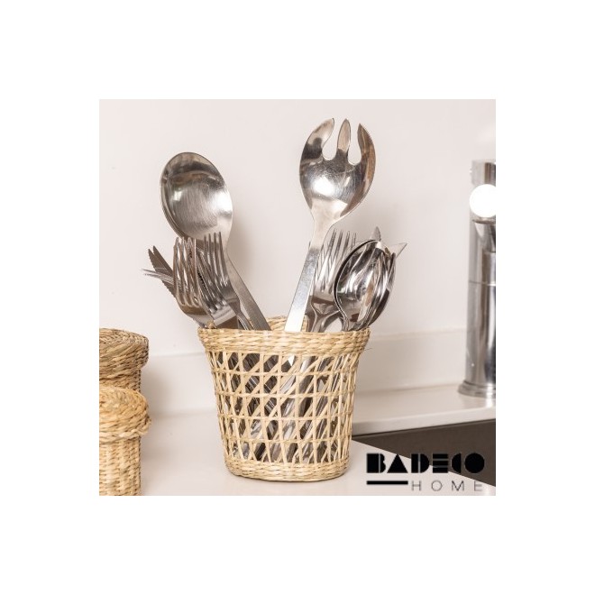 Canasto de Fibra Natural Calado cod...