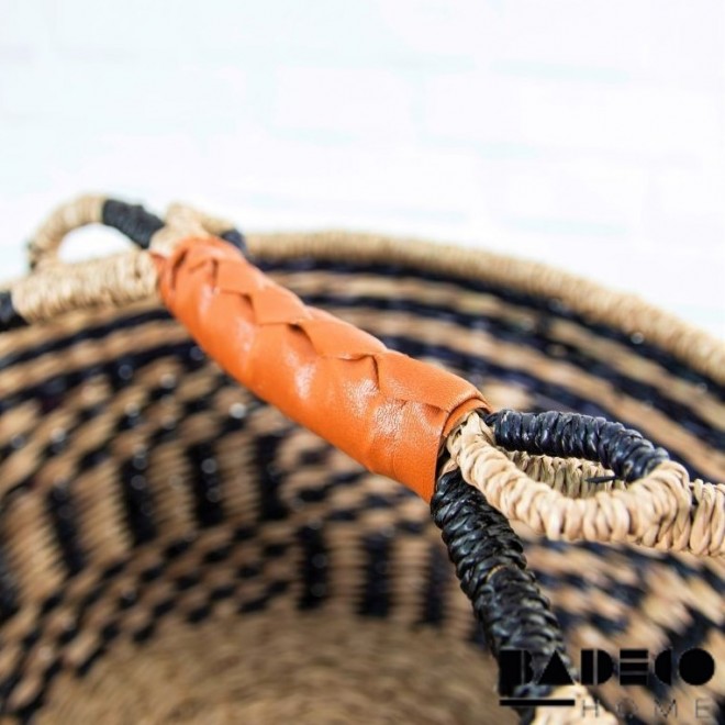 Canasto Fibra Natural Bolga Africano...