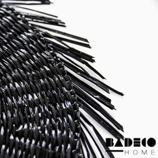 Centro de Mesa Fibra Natural Negro...