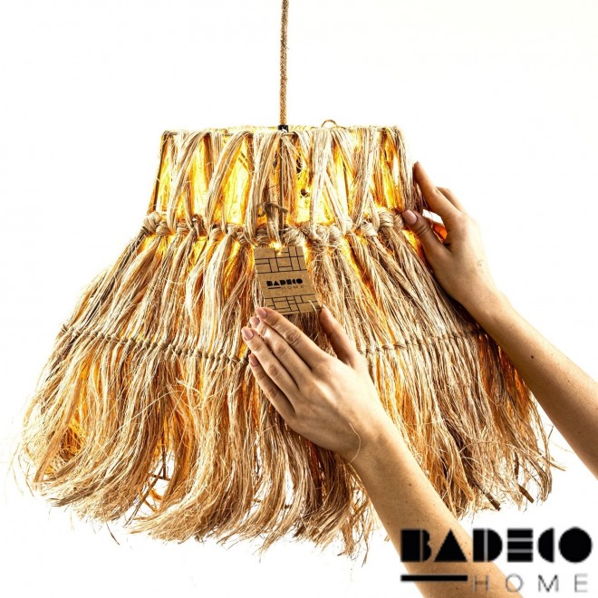 Pantalla de Fibra Natural Desflecada...