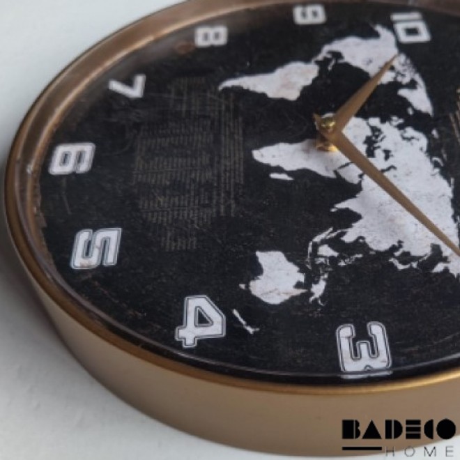 Reloj Metal Dorado 30,5 cm cod 131370