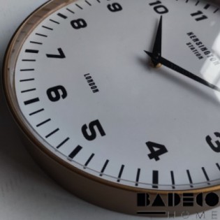 Reloj Metal Dorado 30,5 cm... 2