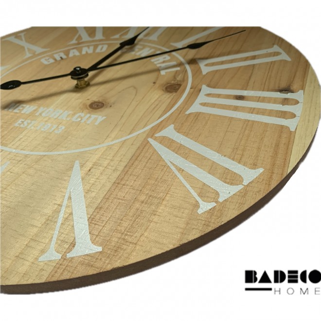 Reloj Madera Numeros romanos 40 cm...
