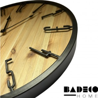 Reloj Madera-Metal 45 cm... 2