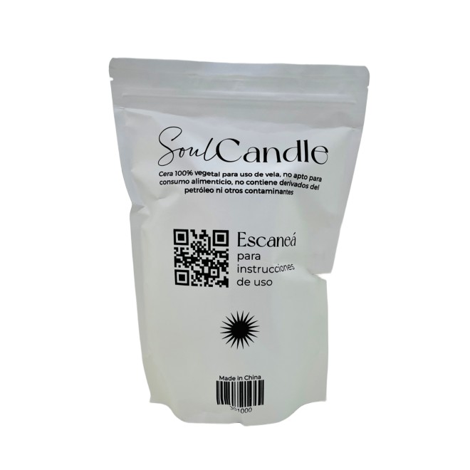 Velas en Perlas Blanca 1Kg Soul CandleⓇ