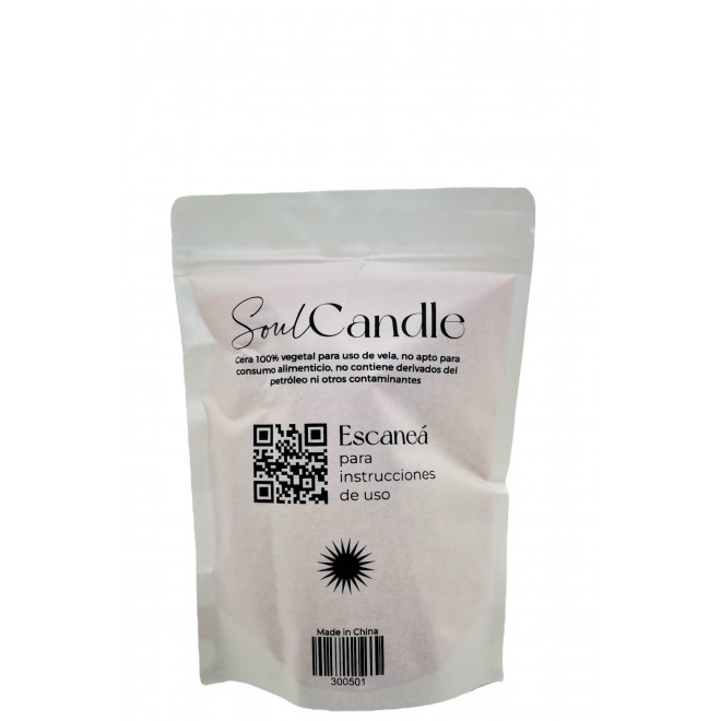 Velas en Perlas Rosa 500g Soul CandleⓇ