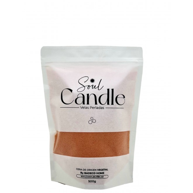 Velas en Perlas Naranja 500g Soul...