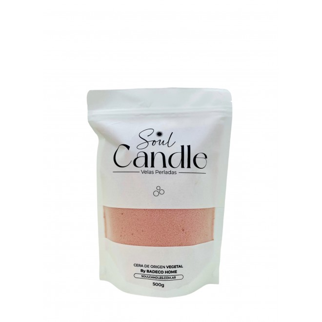 Velas en Perlas Rosa Suave 500g Soul...