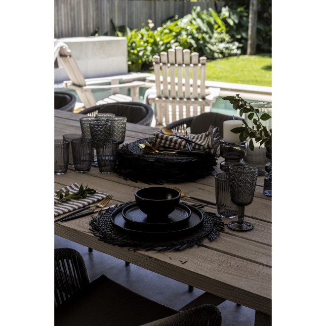 Centro de Mesa Fibra Natural Negro...