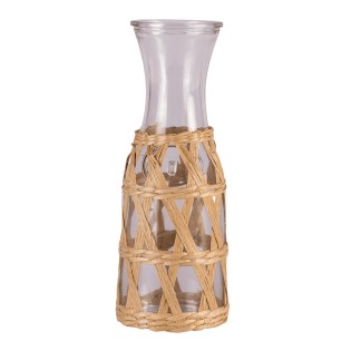 Botella de Vidrio con Fibra...