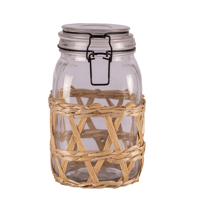 Frasco de Vidrio con Tapa Cierre...