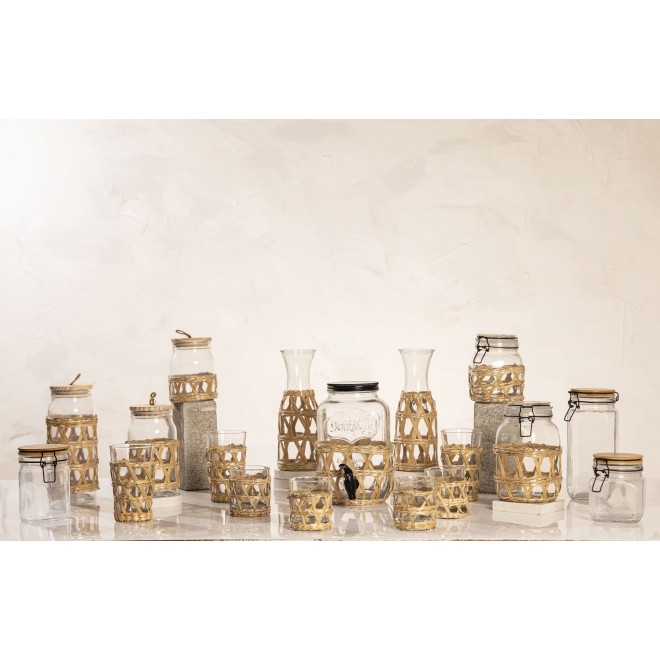 Frasco de Vidrio con Tapa Cierre...