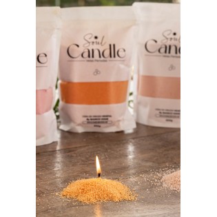 Velas en Perlas Naranja... 2