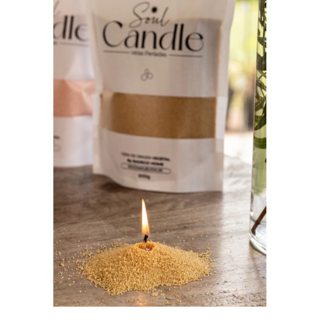 Velas en Perlas Arena 500g Soul CandleⓇ