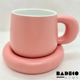 Taza Ceramica con Plato -...