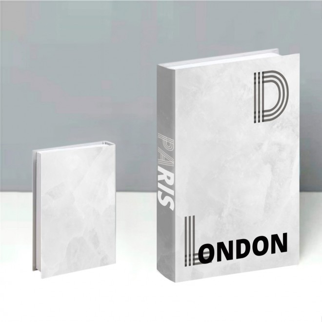 Libro Decorativo x3 con Hojas Blancas...