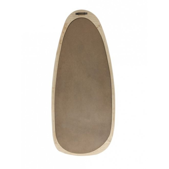 Espejo Forma Organica Madera Lustrada...