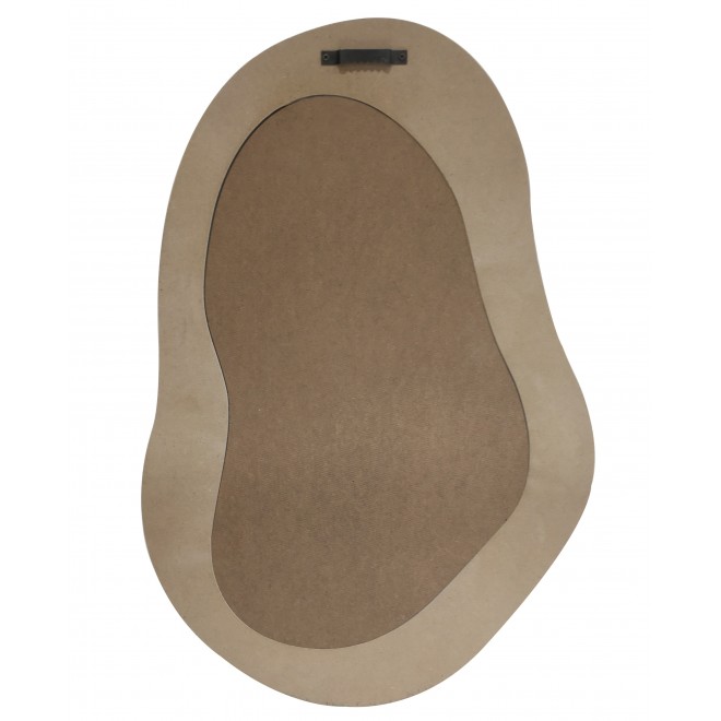 Espejo Forma Organica Madera Laqueada...