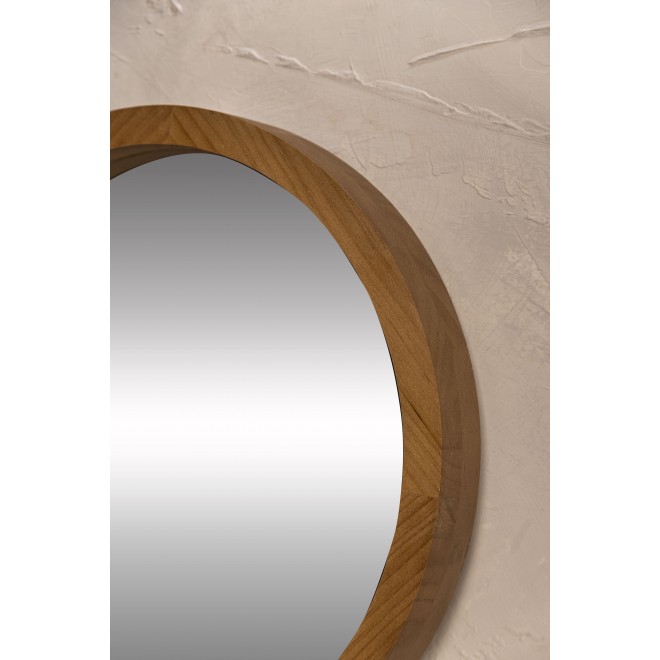 Espejo Madera Lustrada 60 cm cod 224176