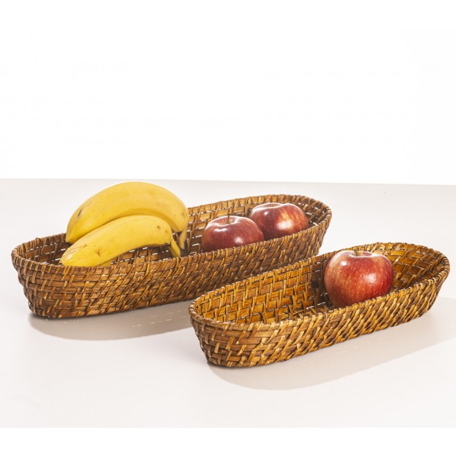 Bandeja de Rattan set x 2 cod 130911