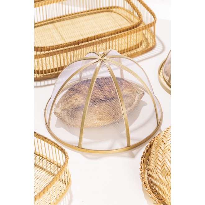 Covertor de Bamboo y Tul  cod 130845