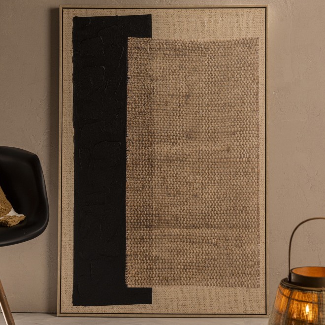 Cuadro Texturado Intervenido Oleo 123...