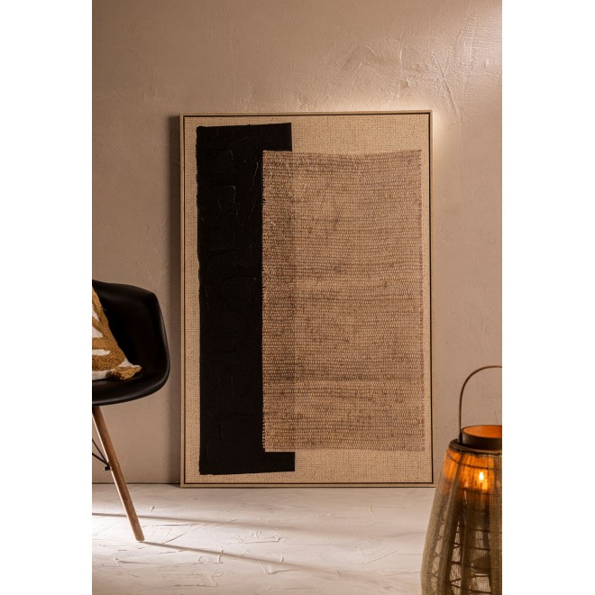 Cuadro Texturado Intervenido Oleo 123...