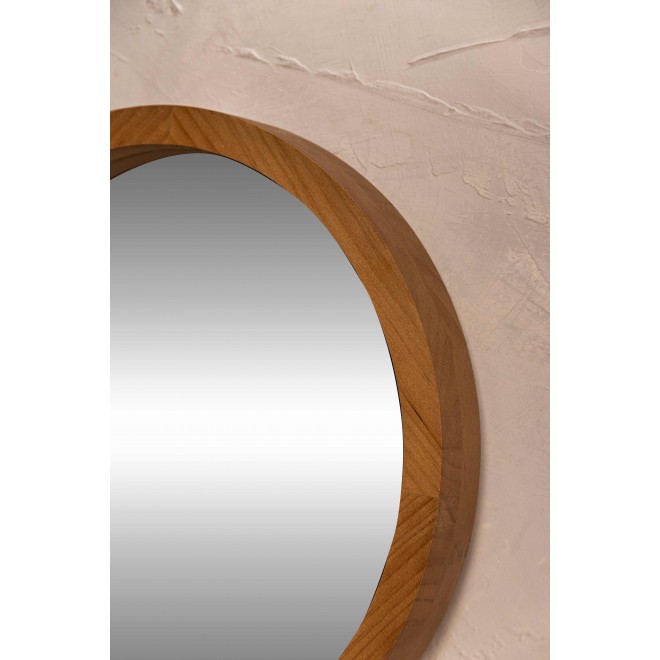 Espejo Madera Lustrada 40 cm cod 224175