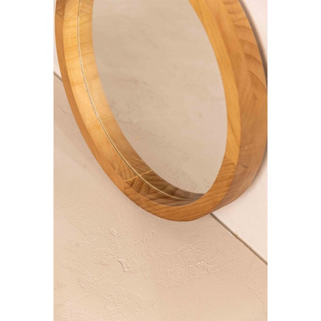 Espejo Madera Lustrada 60 cm cod 224176