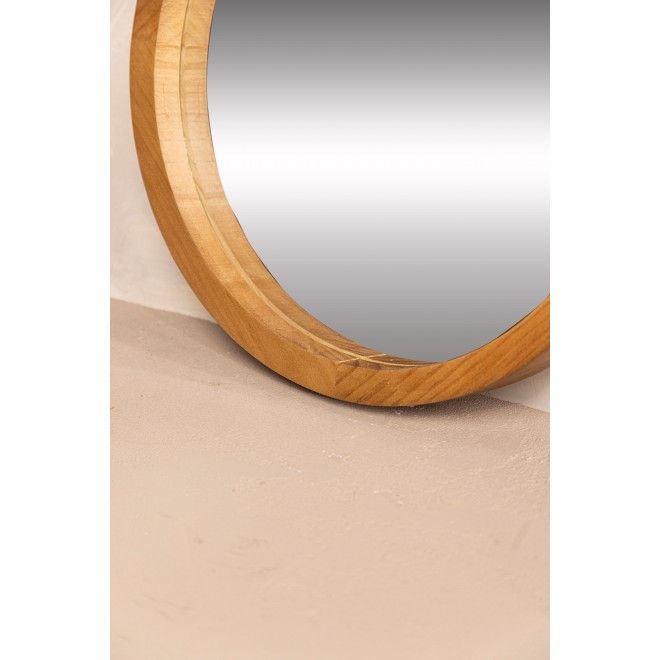 Espejo Madera Lustrada 60 cm cod 224176