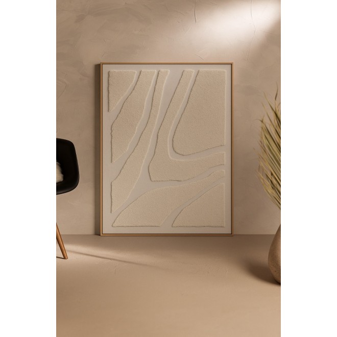 Cuadro Textura de Lana en Relieve 123...