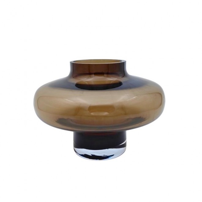 Florero Vidrio Color 21cm x 15cm cod....