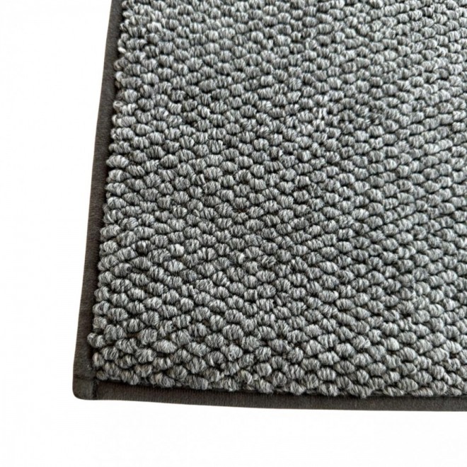 Alfombra Textura Boucle color Gris...