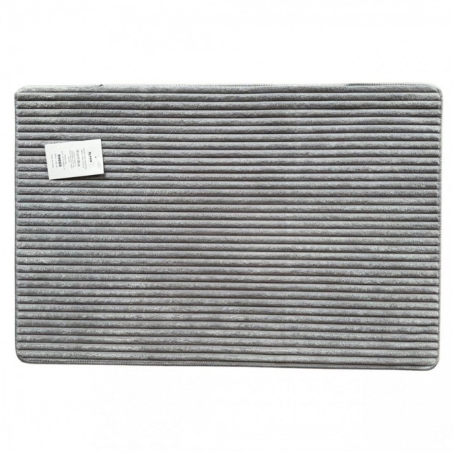 Alfombra Diseño Acanalado color Gris...