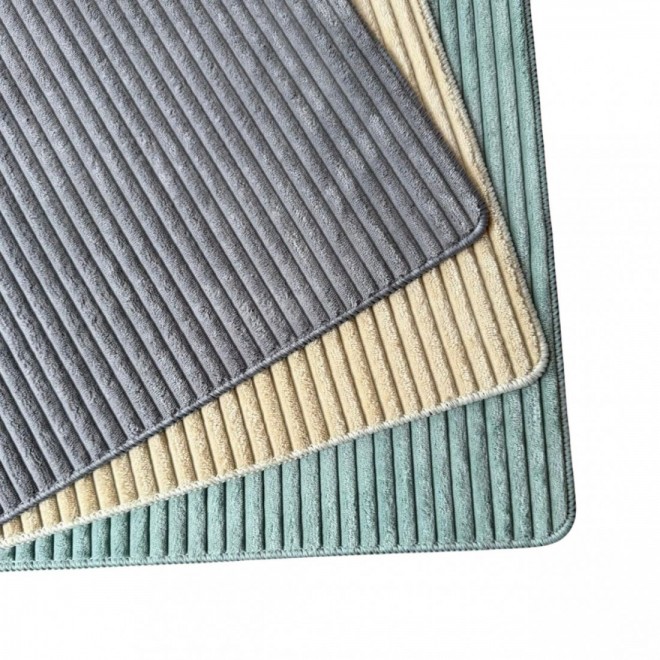 Alfombra Diseño Acanalado color Gris...