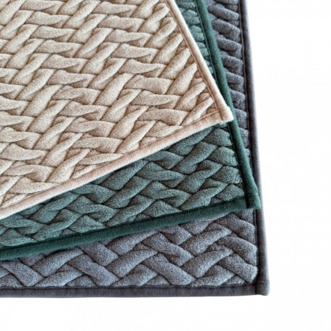 Alfombra Diseño Relieve Trenzado...