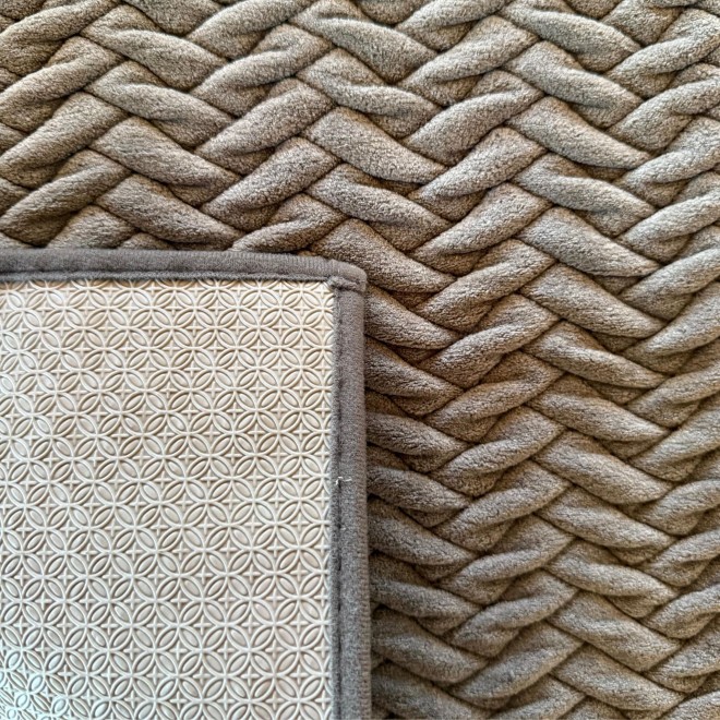 Alfombra Diseño Relieve Trenzado...