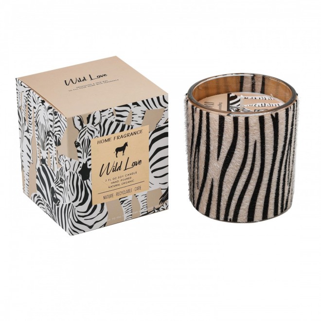 Vela Linea Salvaje y Natural - Rosa...