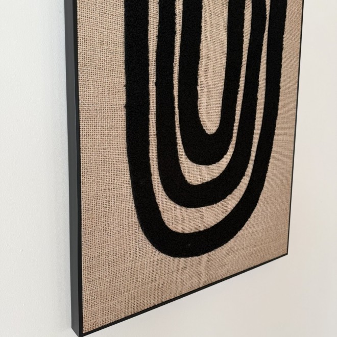 Cuadro Intervenido Textil 80x60 cod...