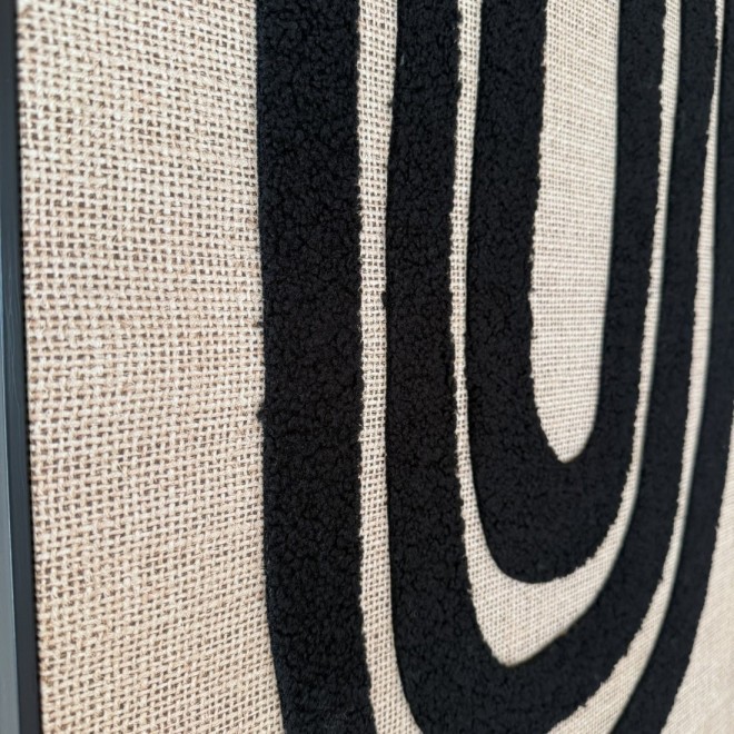 Cuadro Intervenido Textil 80x60 cod...