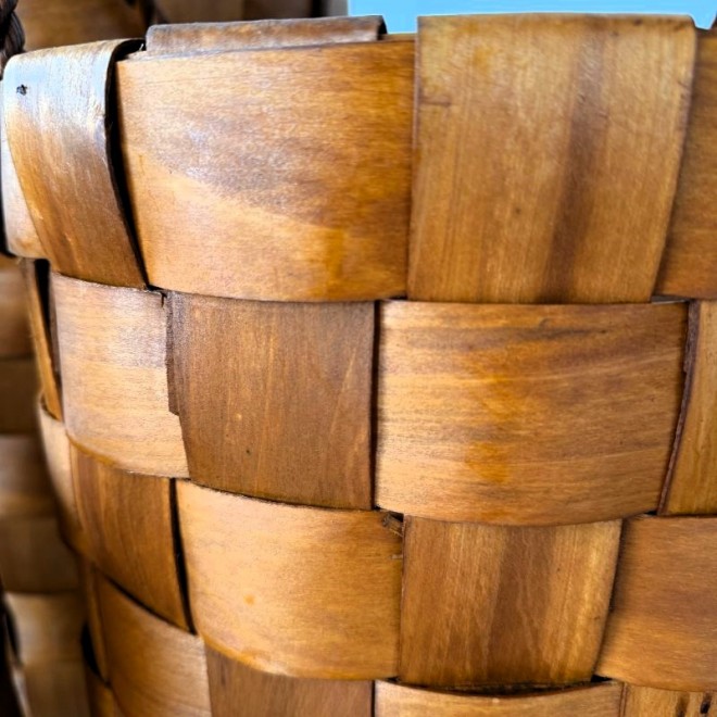 Canastos Madera Laminados Set x3...