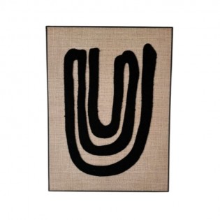 Cuadro Intervenido Textil...