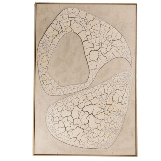 Cuadro Texturado Intervenido Oleo 123...