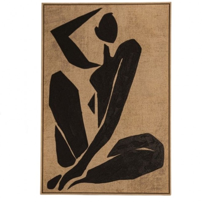 Cuadro al Oleo Textura en Arena con...