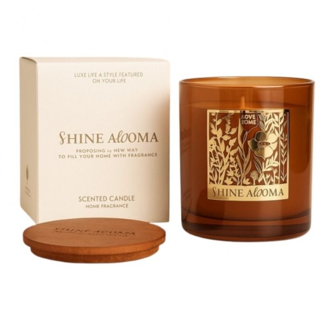 Velas Linea Shine Aromas - Rosa Ebano...
