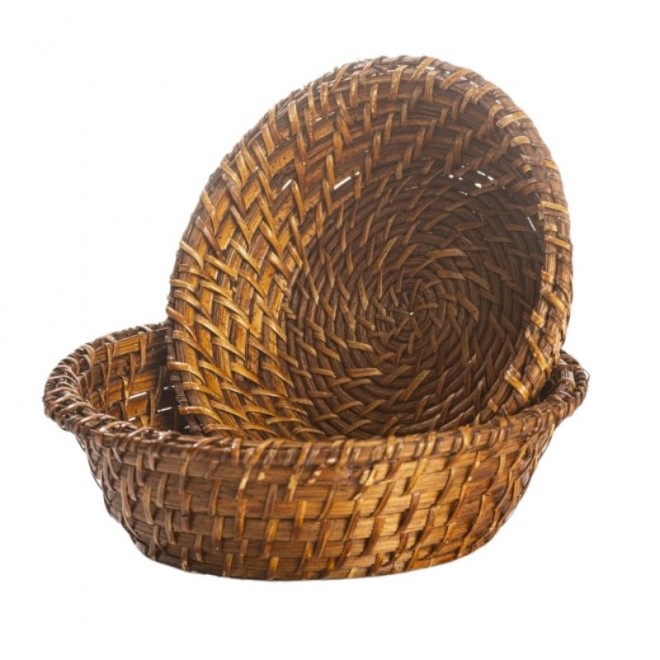 Bandeja de Rattan set x 2 cod 130908
