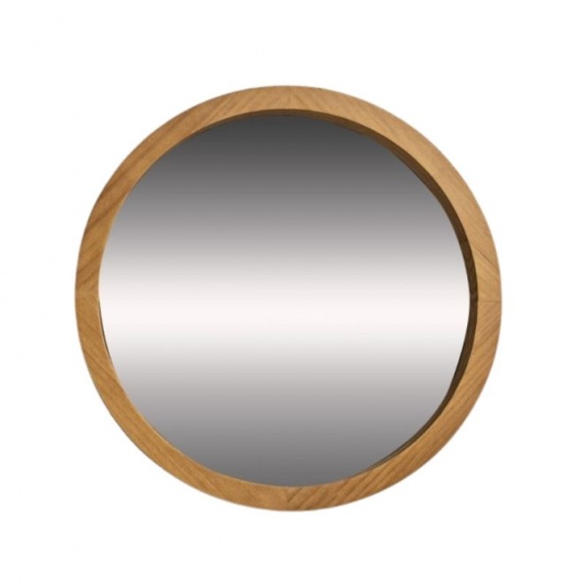 Espejo Madera Lustrada 40 cm cod 224175