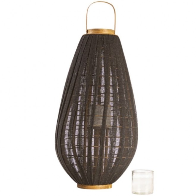 Fanal Revestido Yute Negro 90cm cod...